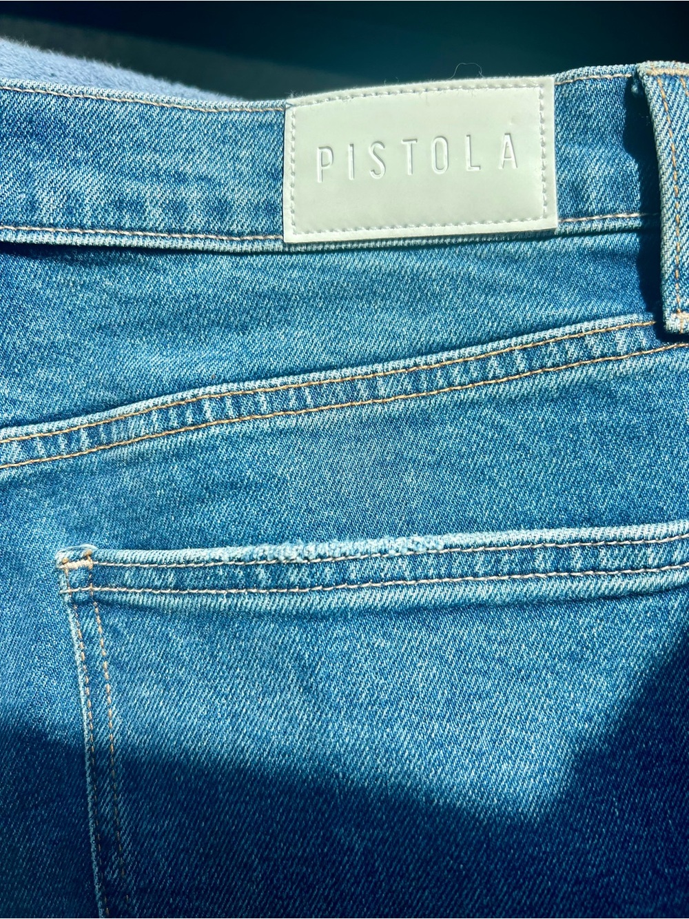 Pistola Lana High-Rise Wide Leg Jeans in Cider wash - Picture 7 of 12